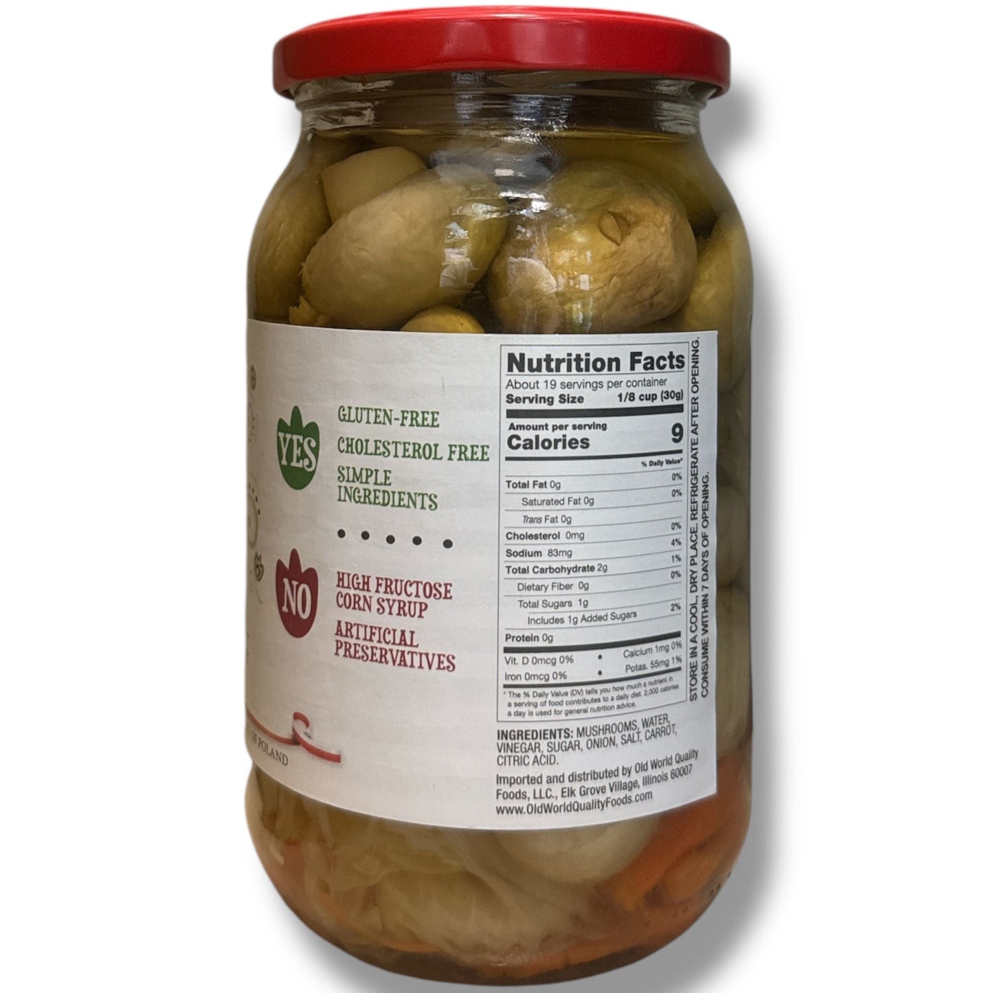 Mushroom pickled