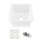 Nova 18" Fireclay Single Bowl Kitchen Undermount Sink