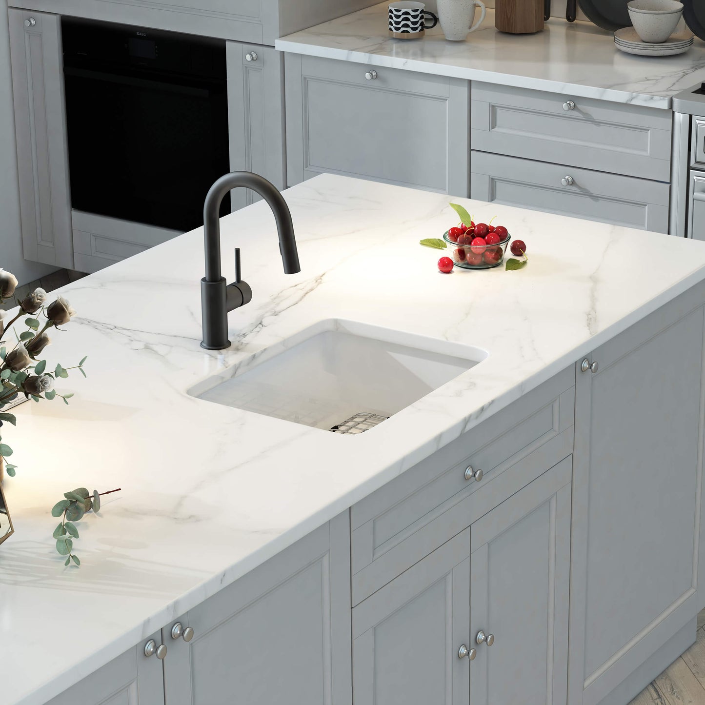 Nova 18" Fireclay Single Bowl Kitchen Undermount Sink