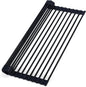 18-3/4″ Multipurpose Silicone Roll Up Tray Drying Rack - C2-19RT