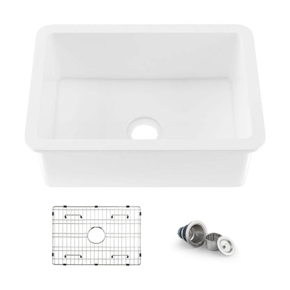 Nova 27" Fireclay Single Bowl Kitchen Undermount Sink