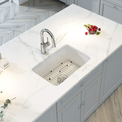 Nova 24" Fireclay Single Bowl Kitchen Undermount Sink