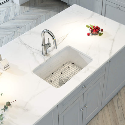 Nova 27" Fireclay Single Bowl Kitchen Undermount Sink