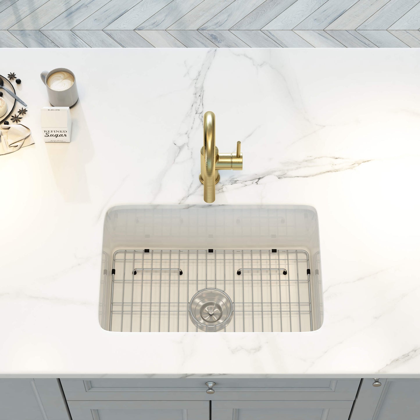 Nova 24" Fireclay Single Bowl Kitchen Undermount Sink