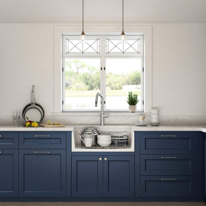 Nova 30" Fireclay Single Bowl Kitchen Farmhouse Sink