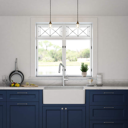 Nova 30" Fireclay Single Bowl Kitchen Farmhouse Sink