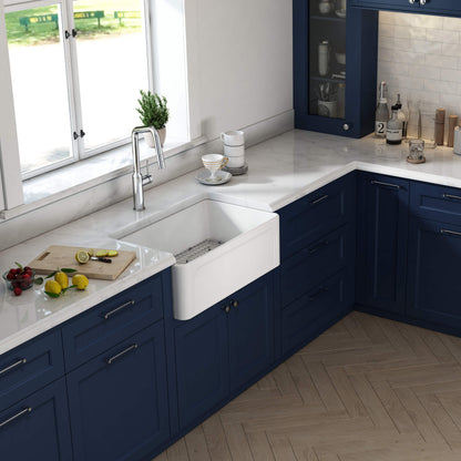 Arch 30" Reversible Fireclay Single Bowl Kitchen Farmhouse Sink