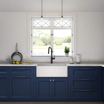Arch 30" Reversible Fireclay Single Bowl Kitchen Farmhouse Sink