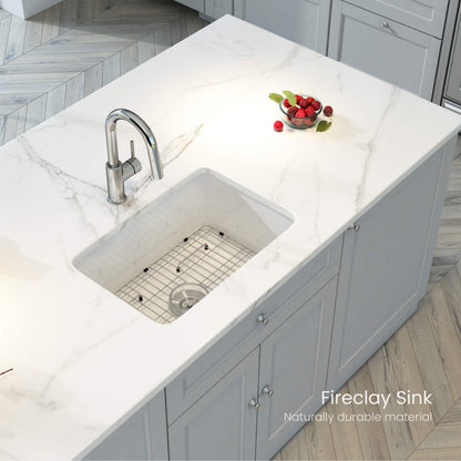 Nova 32" Single Bowl Undermount Fireclay Kitchen Sink