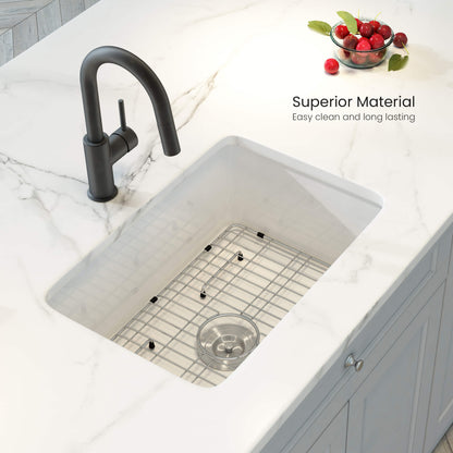 Nova 32" Single Bowl Undermount Fireclay Kitchen Sink