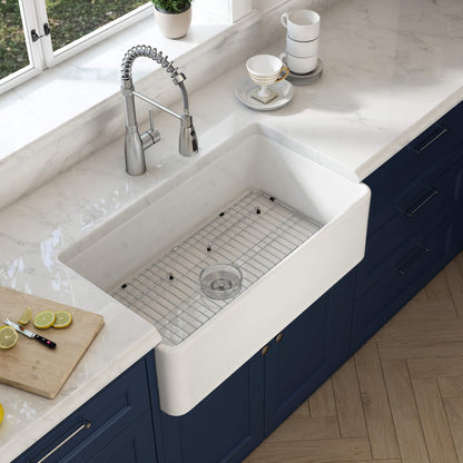 Nova 36" Fireclay Single Bowl Kitchen Farmhouse Sink