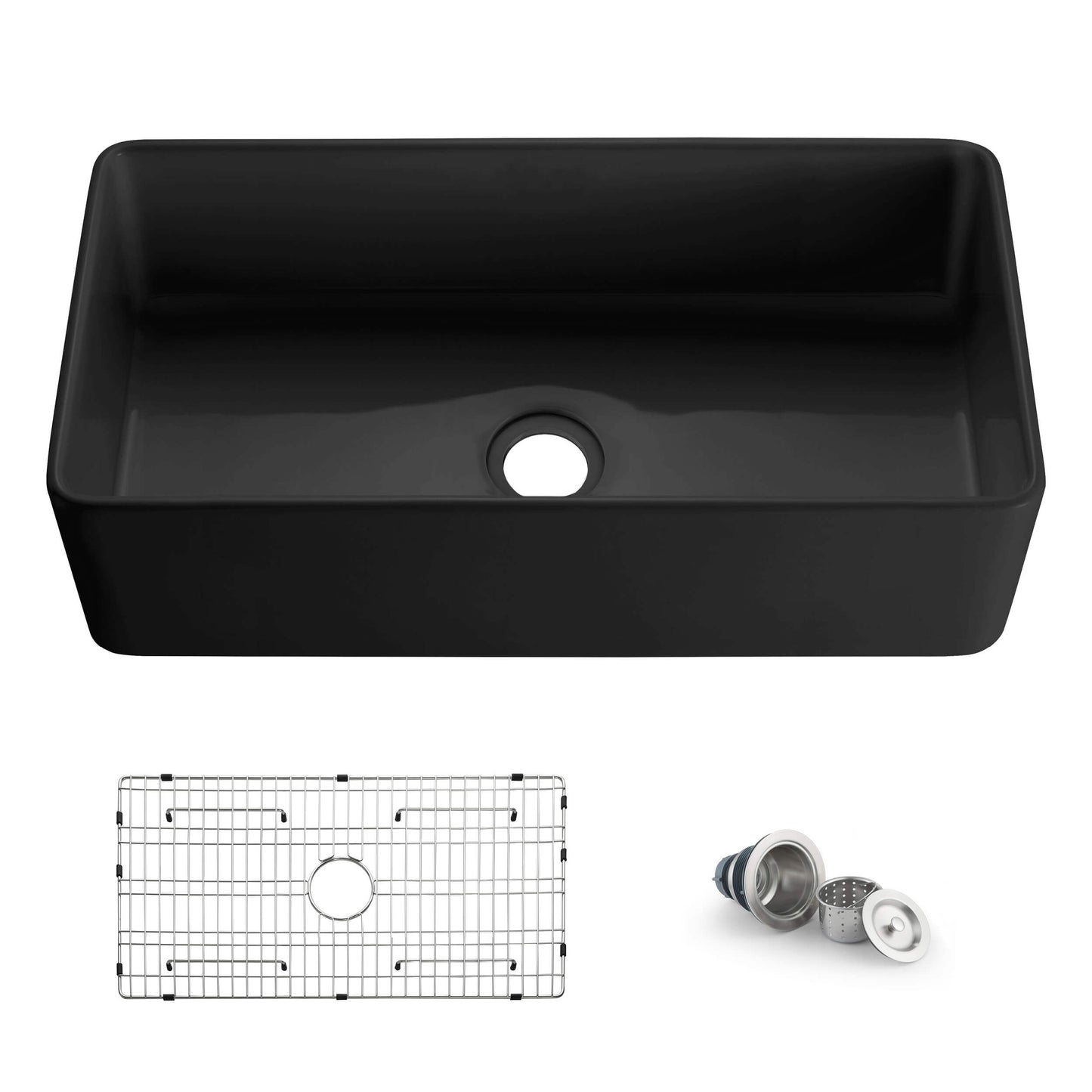 Nova 36" Fireclay Single Bowl Kitchen Farmhouse Sink