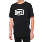 100% Youth Icon T-Shirt - Black - XL 20001-00007