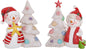 8" Resin Beach Snowman - SET OF 2