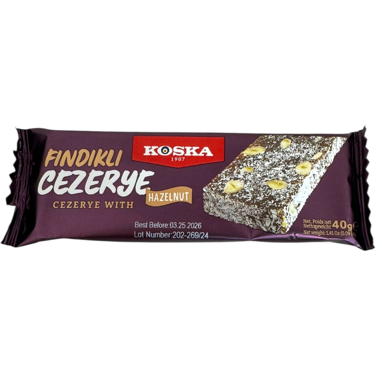 Koska Hazelnut Fruit Delight - Premium Turkish Confectionery Treat with Natural Ingredients