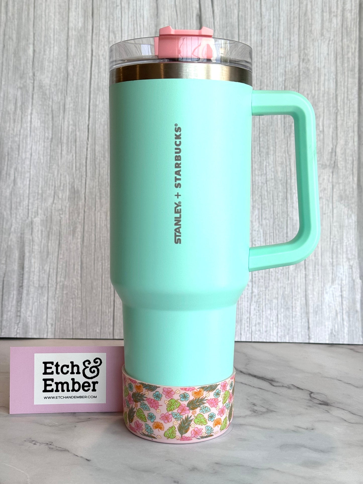 TROPICAL RETREAT Tumbler Boot -fits 20-40oz