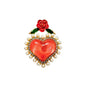 Pearly Hearts Deluxe Metal Straw Topper