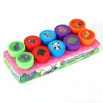 10 Pcs Toy Stamp Set