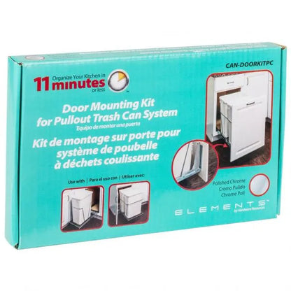 Door Mount Kits for Pullouts – Polished Chrome, White & Black | Hardware Resources