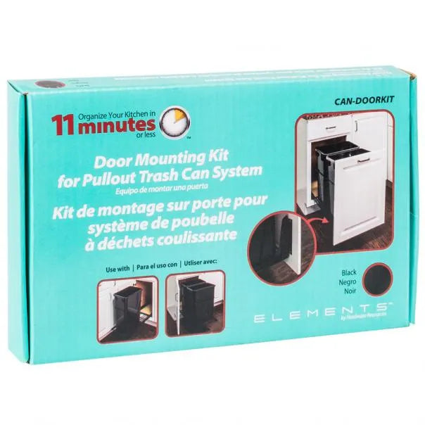 Door Mount Kits for Pullouts – Polished Chrome, White & Black | Hardware Resources