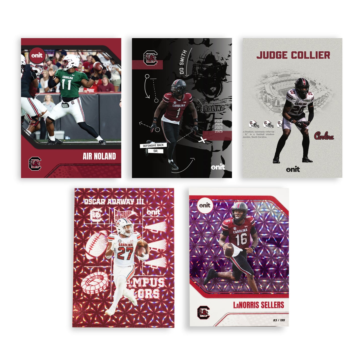 University of South Carolina Football 2025 Trading Cards - Single Pack