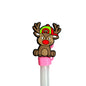 Cutie Rudolph Straw Topper