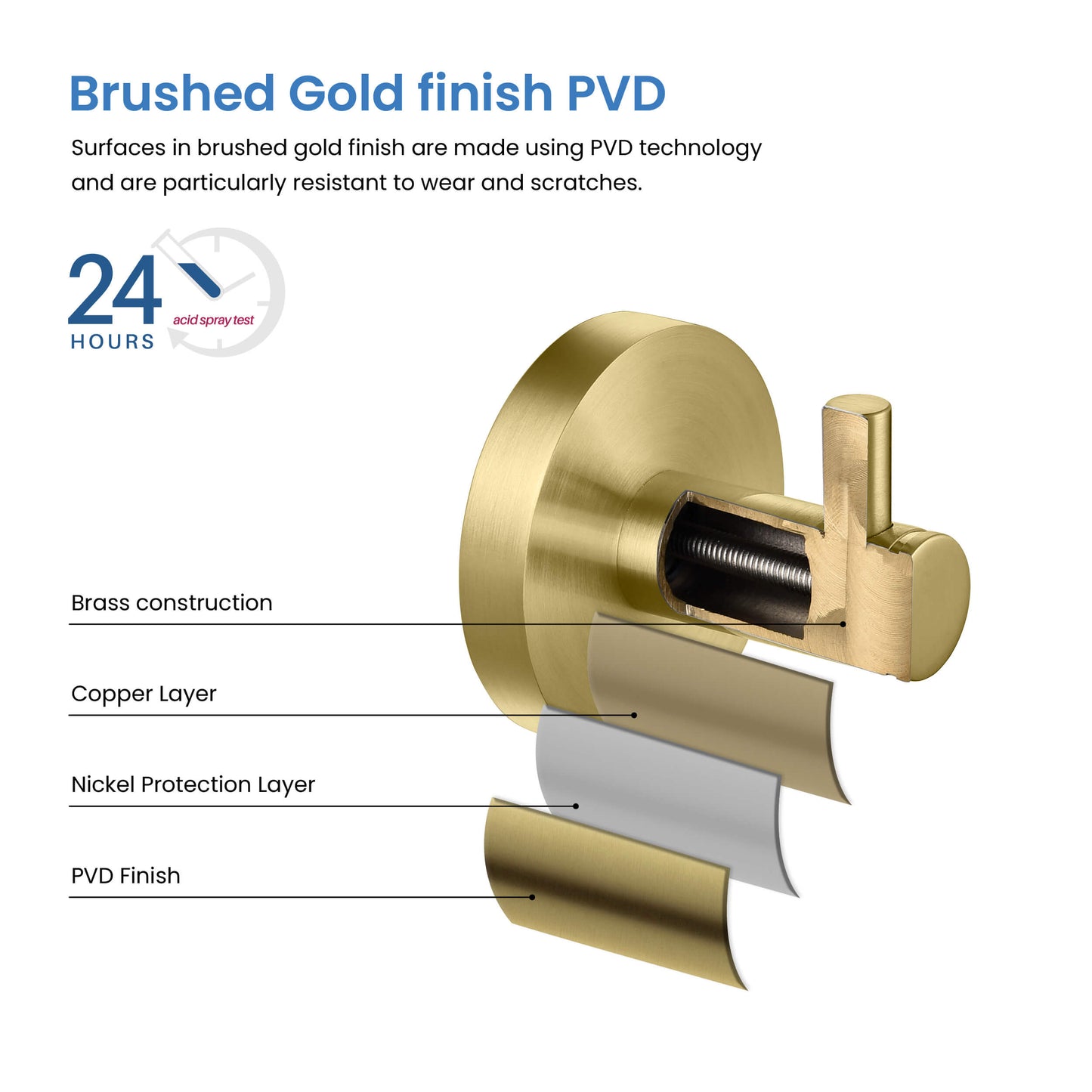 Halo Bathroom Towel & Robe Hook