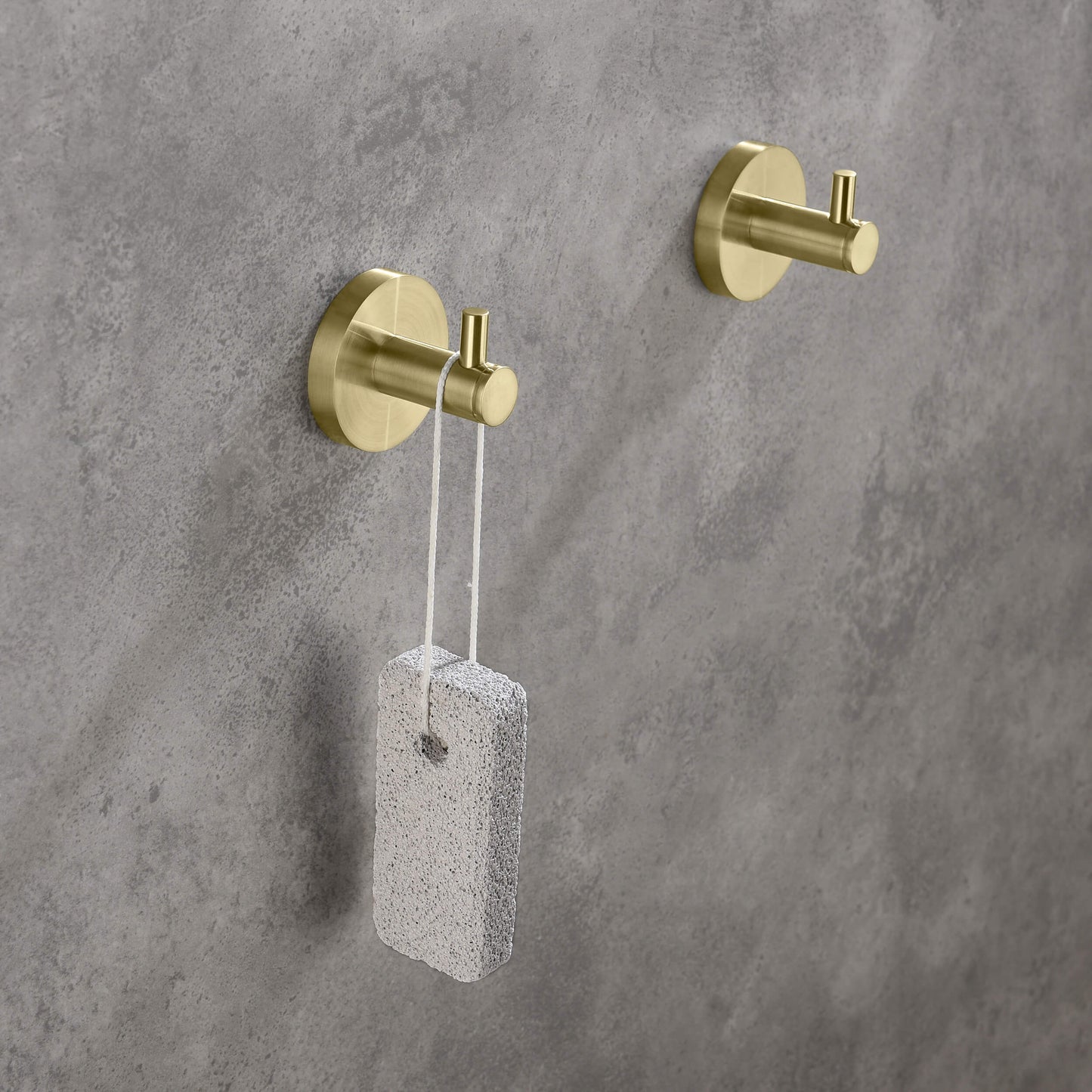 Halo Bathroom Towel & Robe Hook 2 Count