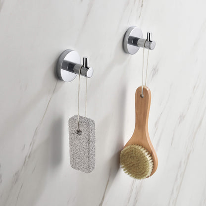 Halo Bathroom Towel & Robe Hook 2 Count