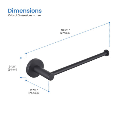 Halo 10 inch Bathroom Towel Bar