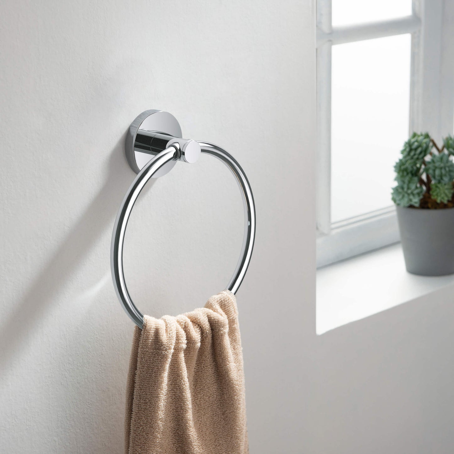 Halo Bathroom Towel Ring