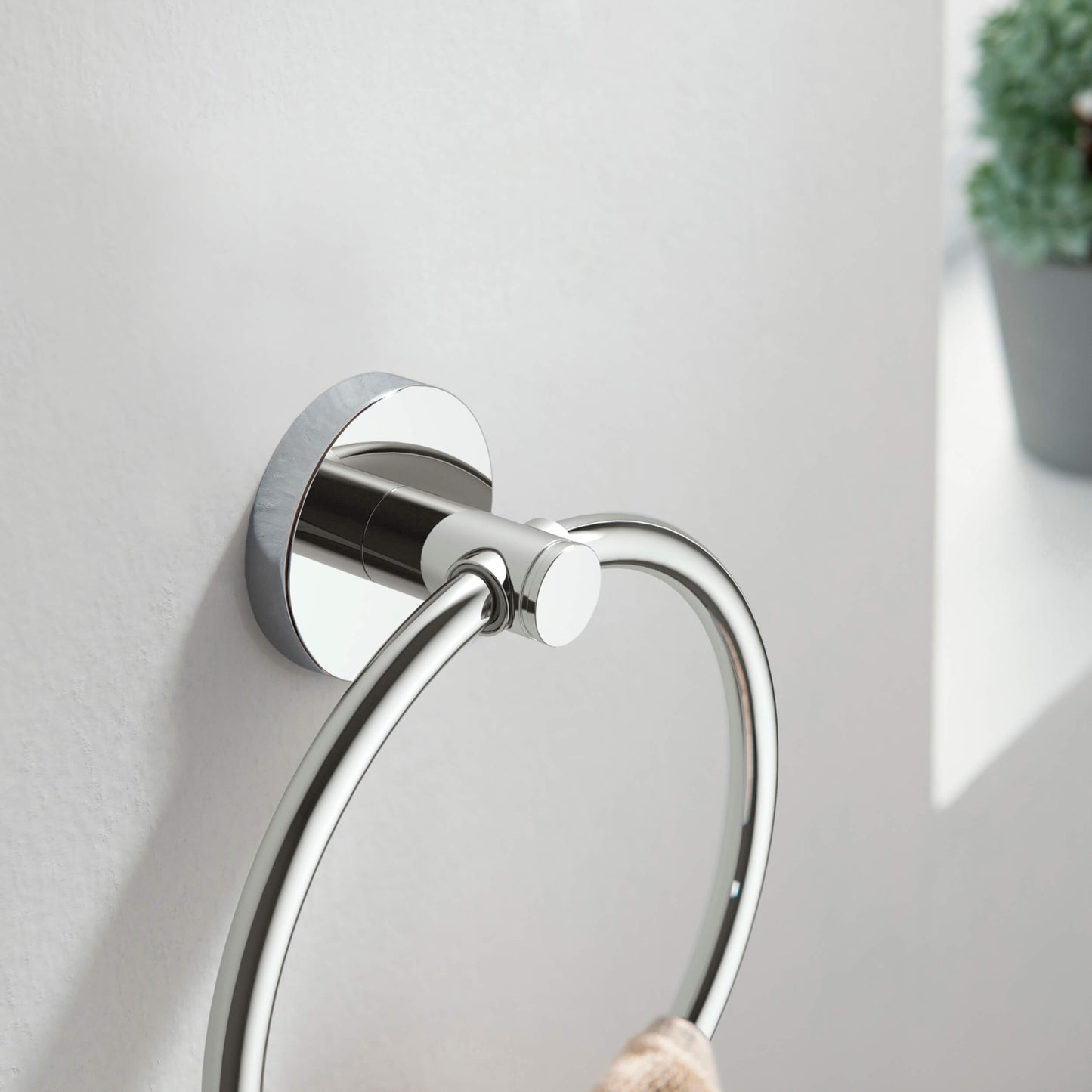 Halo Bathroom Towel Ring