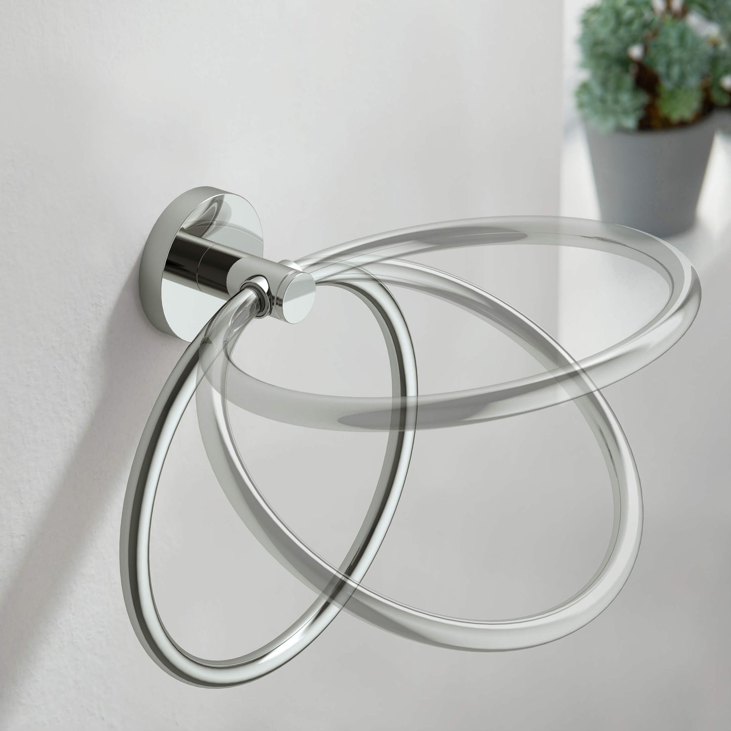 Halo Bathroom Towel Ring