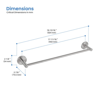 Halo Bathroom 18" Towel Bar