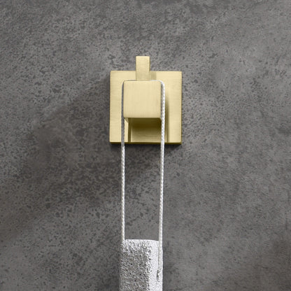 Quadra Bathroom Towel & Robe Hook 3 Count