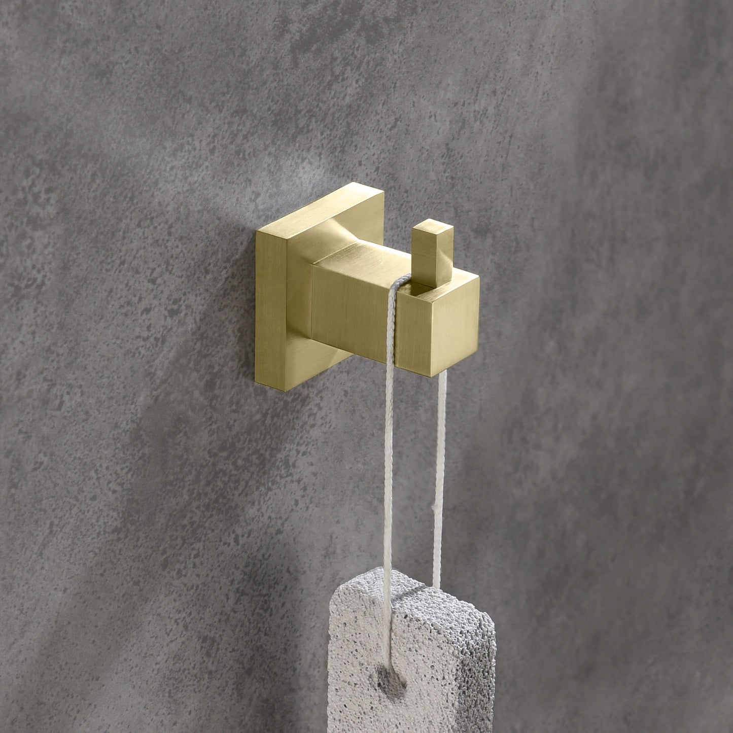 Quadra Bathroom Towel & Robe Hook
