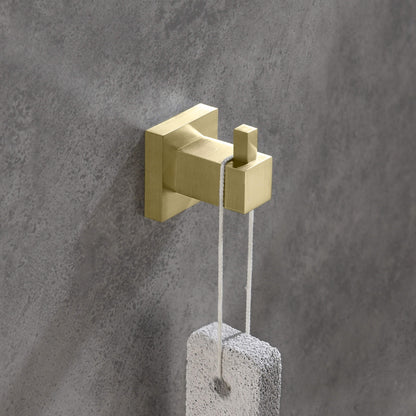 Quadra Bathroom Towel & Robe Hook