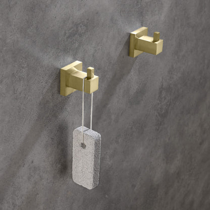 Quadra 4-Piece Bathroom Hardware Set 1