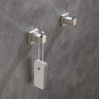Quadra Bathroom Towel & Robe Hook 2 Count