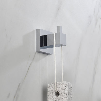 Quadra Bathroom Towel & Robe Hook