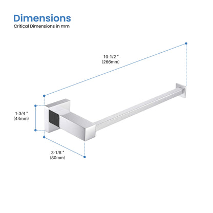 Quadra 10 inch Bathroom Towel Bar