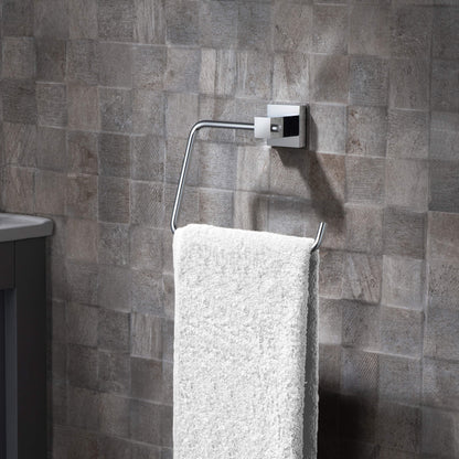 Quadra Bathroom Towel Ring