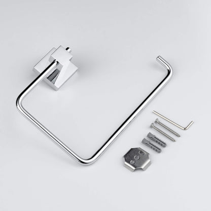 Quadra Bathroom Towel Ring