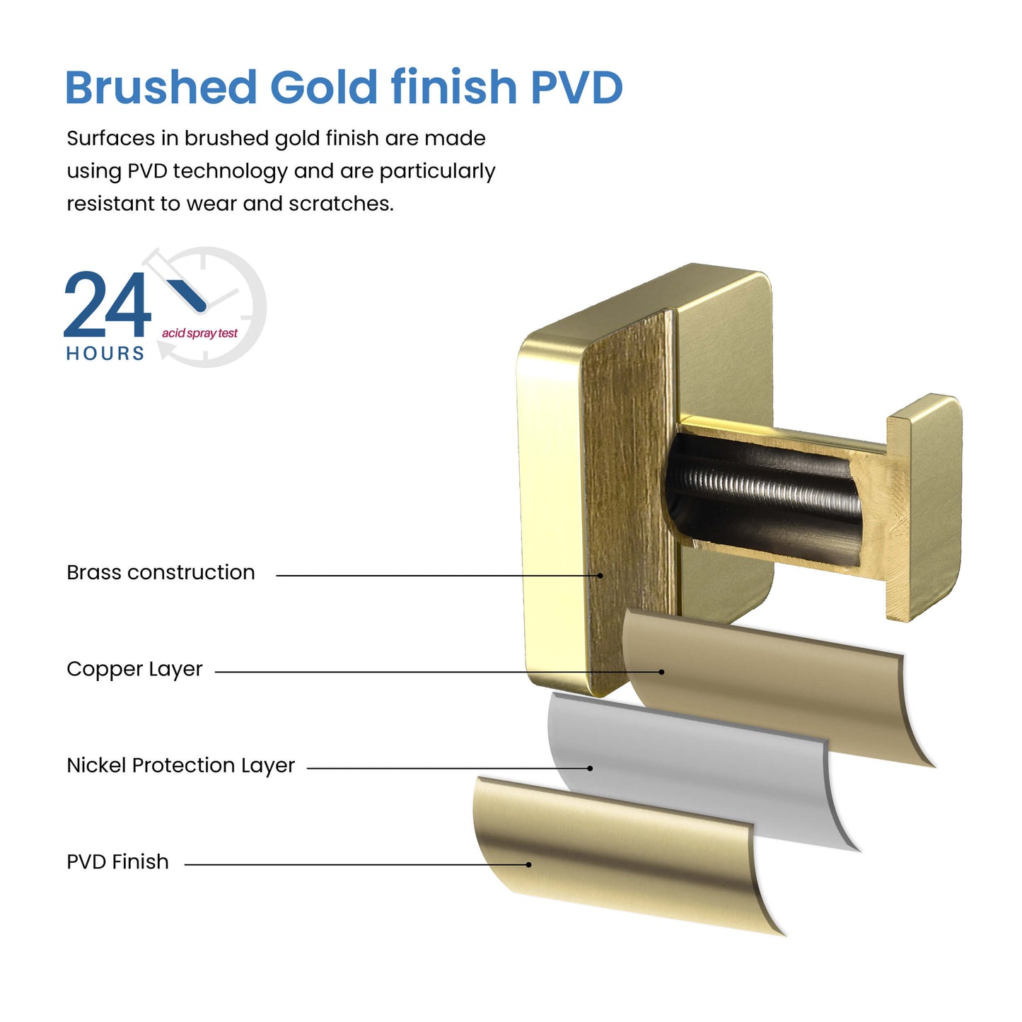 Fusion Bathroom Towel & Robe Hook