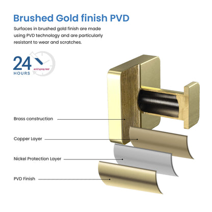 Fusion Bathroom Towel & Robe Hook