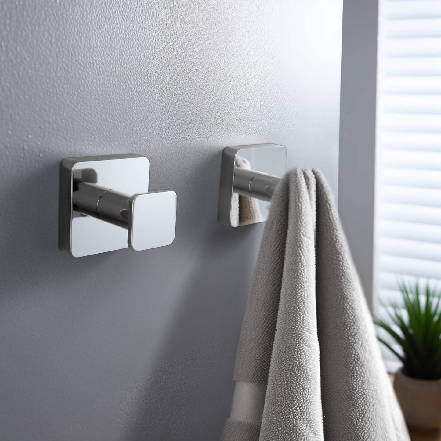 Fusion Bathroom Towel & Robe Hook 3 Count