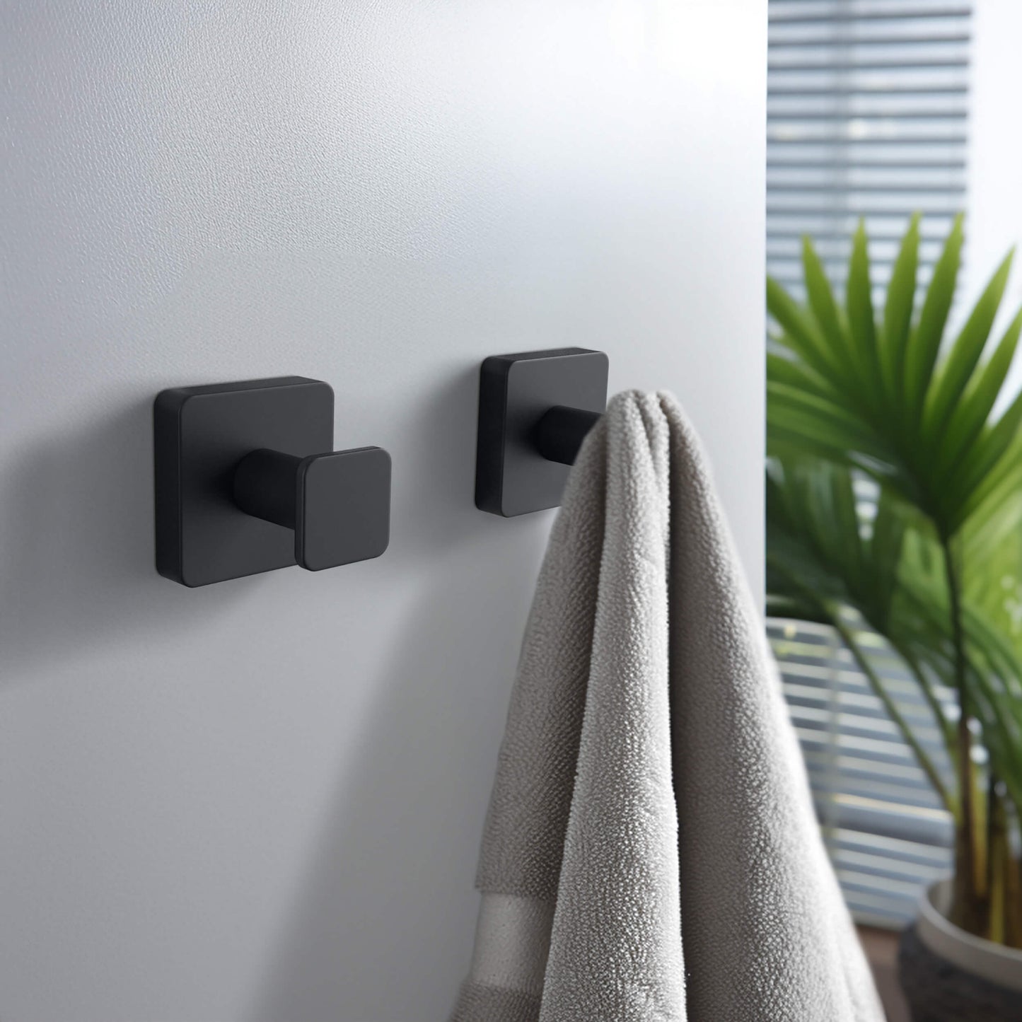 Fusion Bathroom Towel & Robe Hook 3 Count