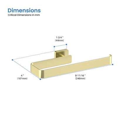 Fusion 10 inch Bathroom Towel Bar