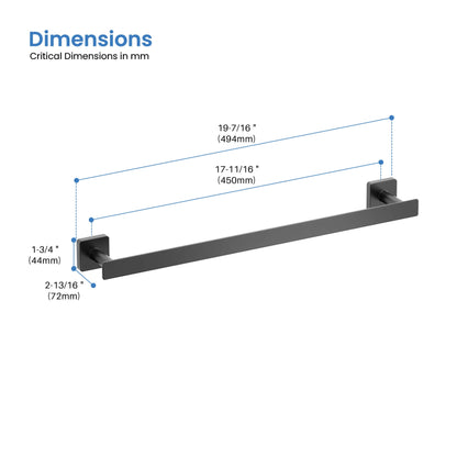 Fusion 18 inch Bathroom Towel Bar