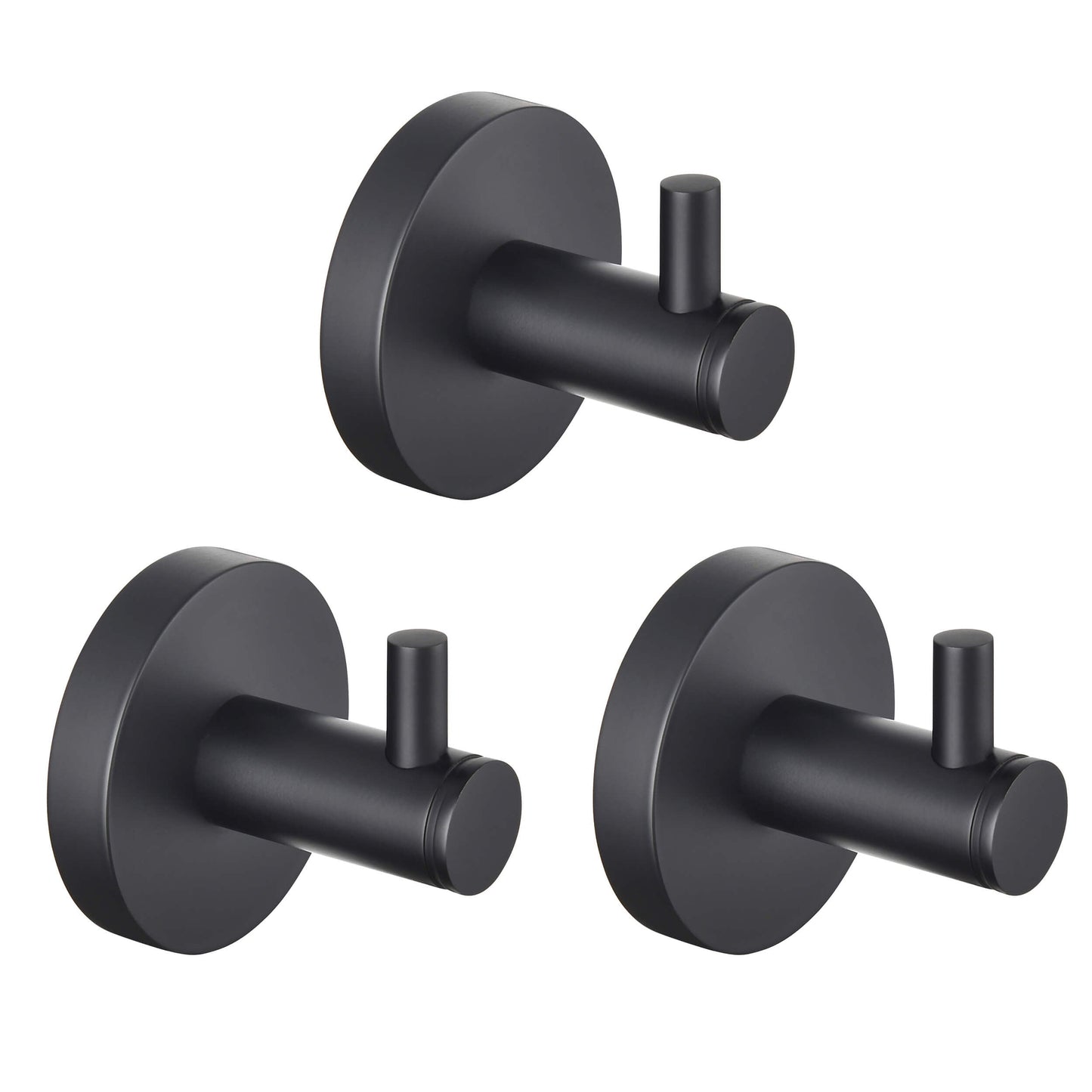 Halo Bathroom Towel & Robe Hook 3 Count